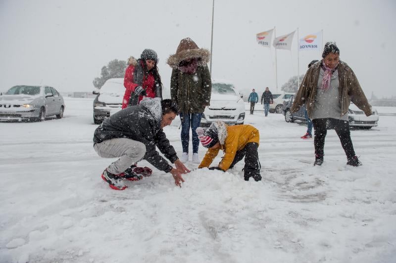 La ola de frío circula por el Puerto de la Cadena