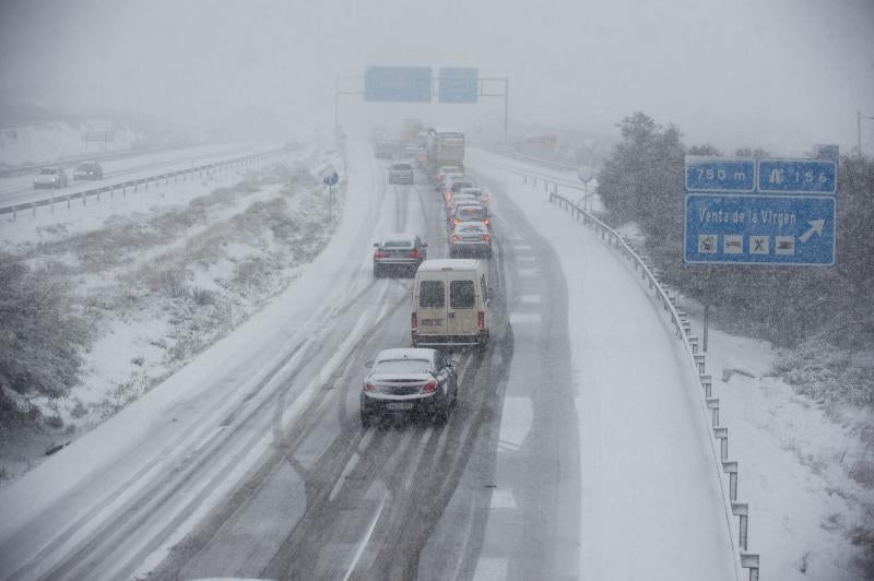 La ola de frío circula por el Puerto de la Cadena