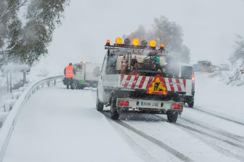 La ola de frío circula por el Puerto de la Cadena
