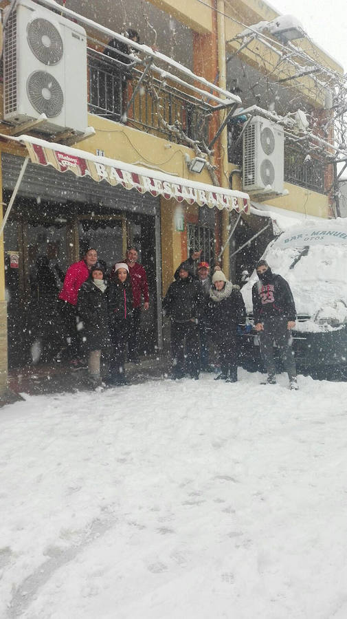 La nieve cubre Moratalla.