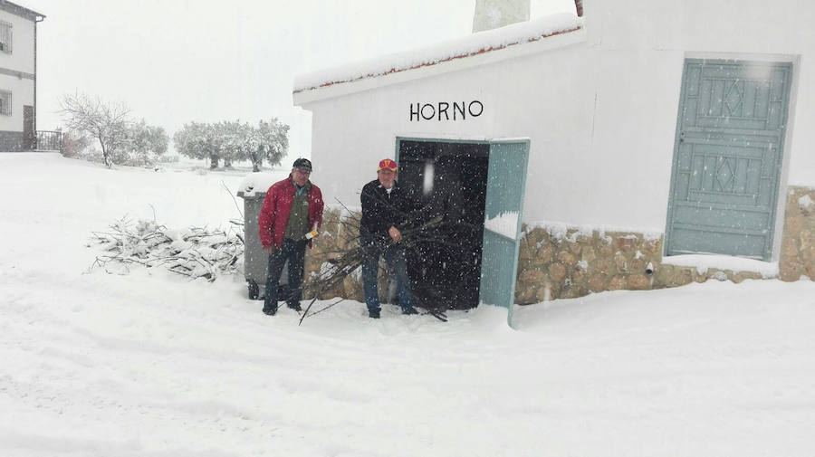 La nieve cubre Moratalla.