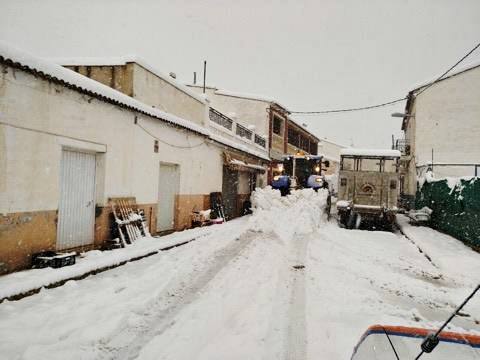 Intensa nevada en el Noroeste