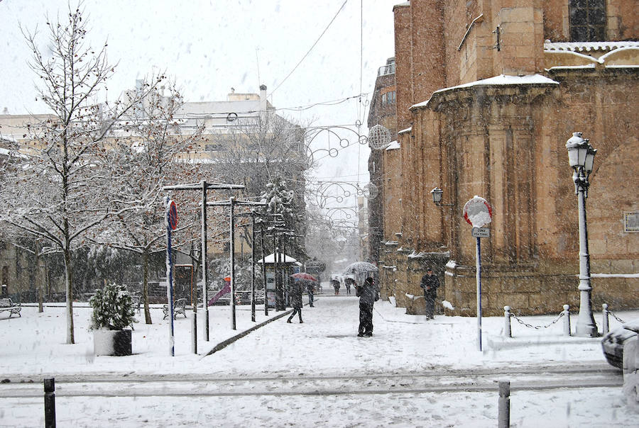 La nieve cubre de blanco Yecla