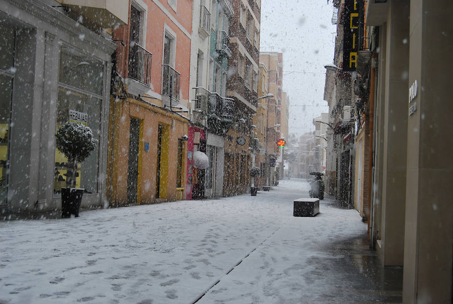 La nieve cubre de blanco Yecla