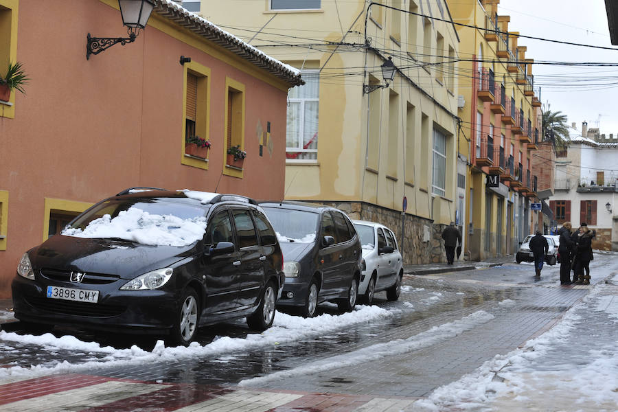 Moratalla amanece de postal por la nevada