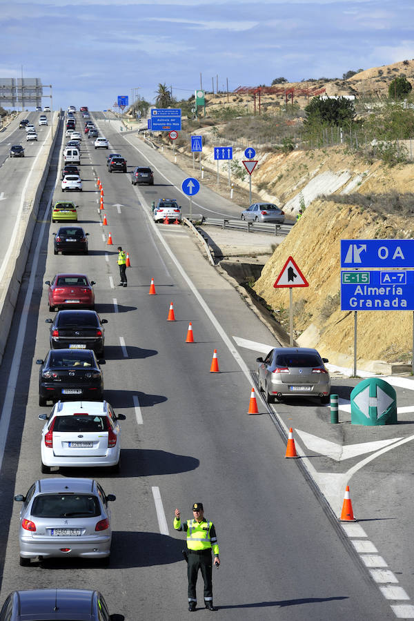 Atasco para ir a ver la nieve