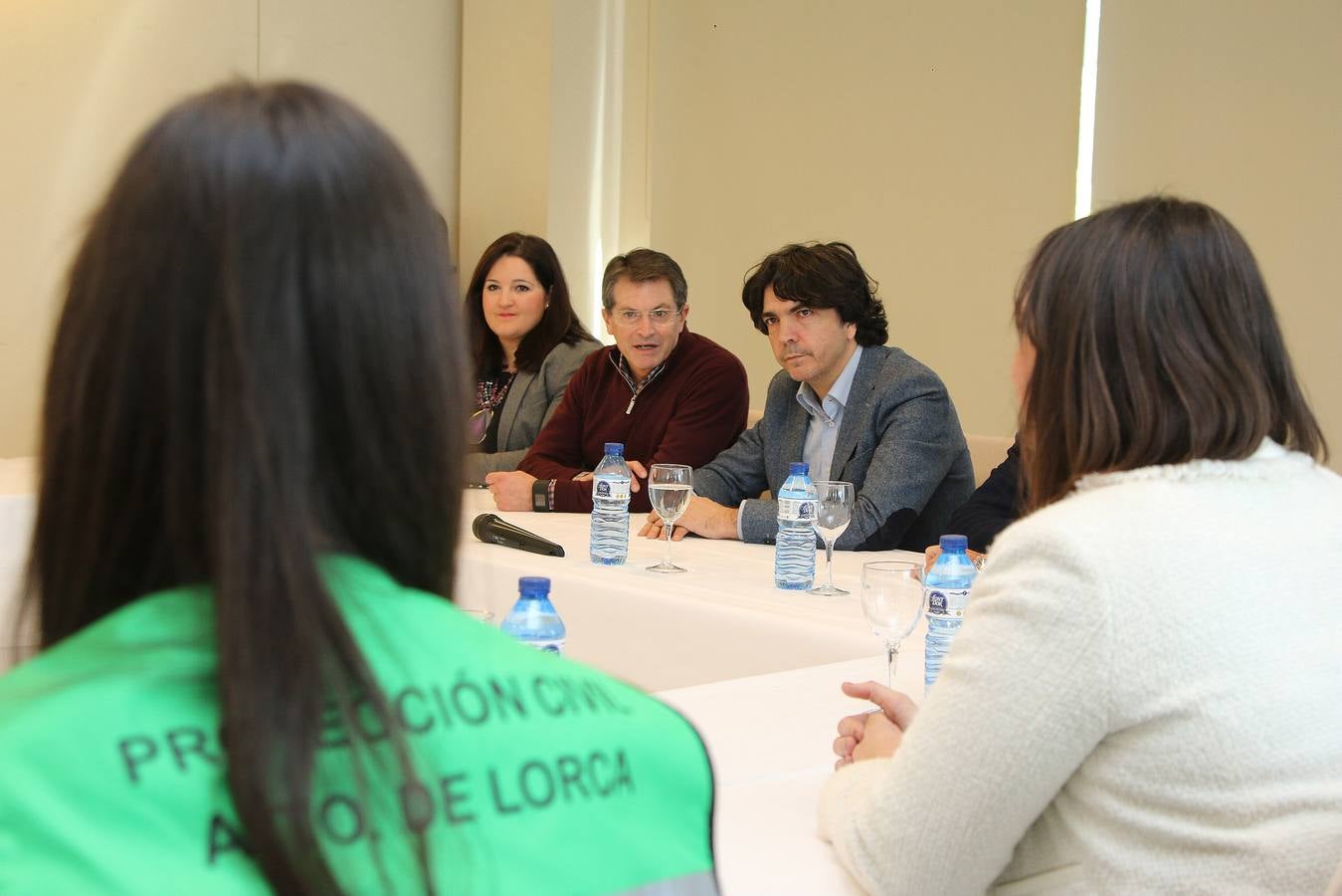 Visita de Mario Garcés a Lorca