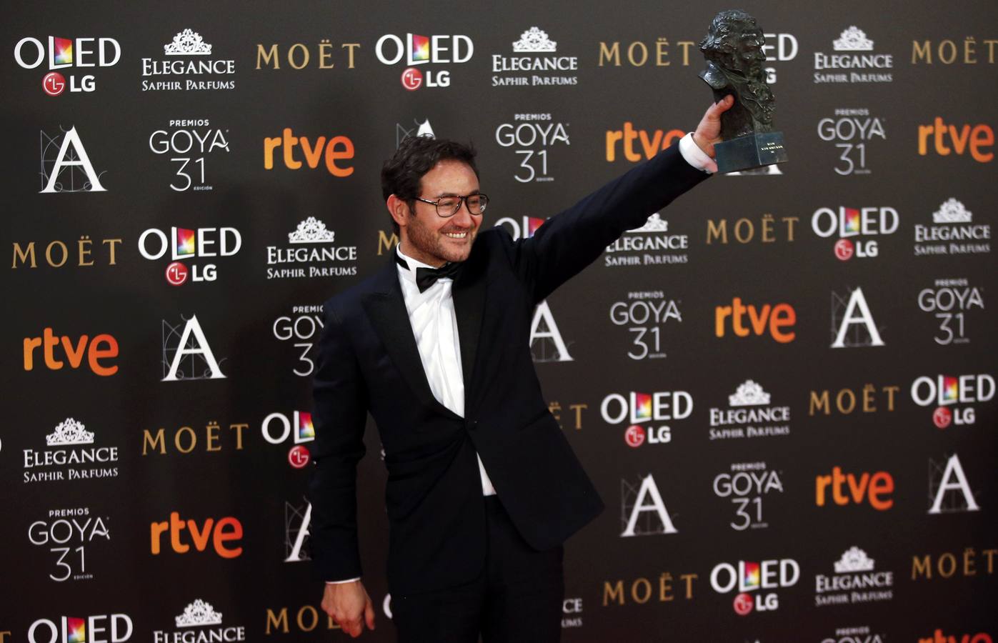 Carlos Santos, premio Goya 2017 al Mejor Actor Revelación