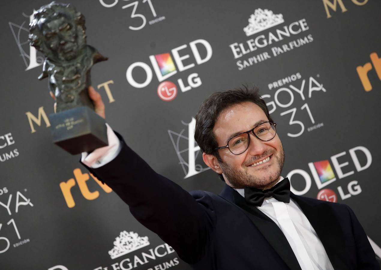 Carlos Santos, premio Goya 2017 al Mejor Actor Revelación