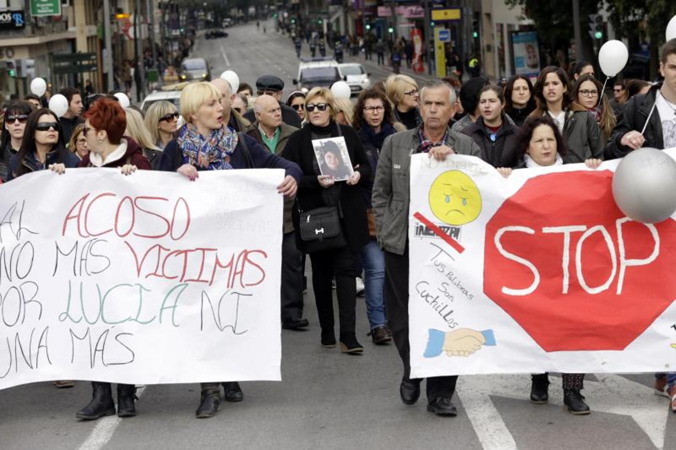 Manifestación multitudinaria en contra del bullying