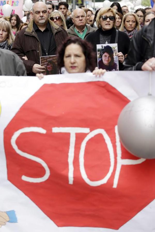 Manifestación multitudinaria en contra del bullying