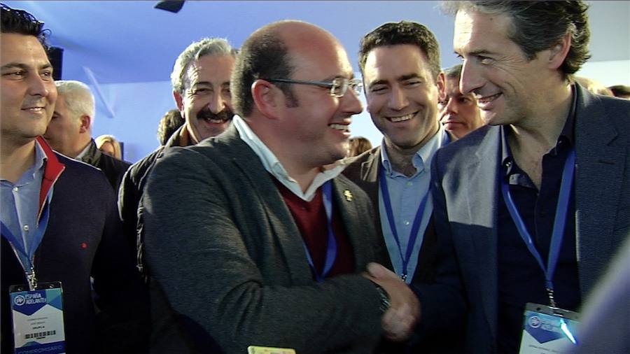 Los populares murcianos arropan a Pedro Antonio Sánchez en su intervención