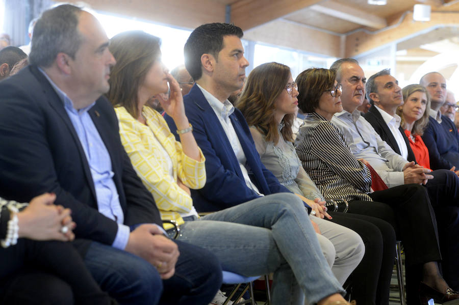 Susana Díaz promete en su visita a Cartagena un «liderazgo abierto»