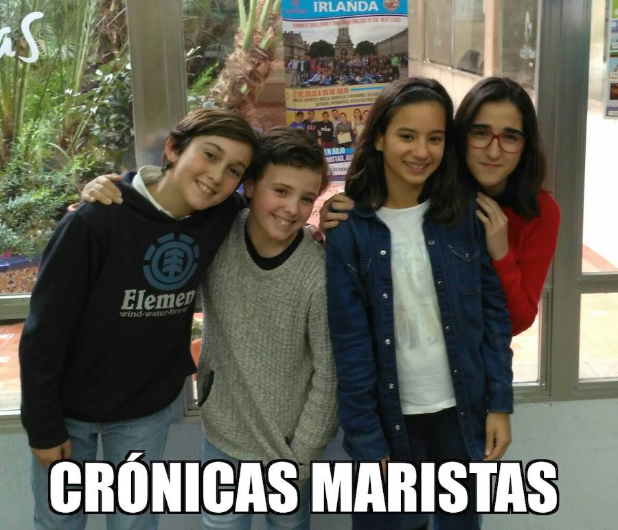 Crónicas Marista. Paloma Martínez, Pablo García, María Mirabet y Javier García. Tutor: Fernando Pérez