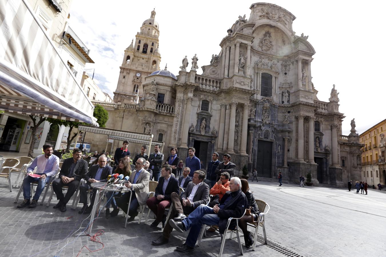 Acto de presentación del equipo de Patxi López en la Región de Murcia