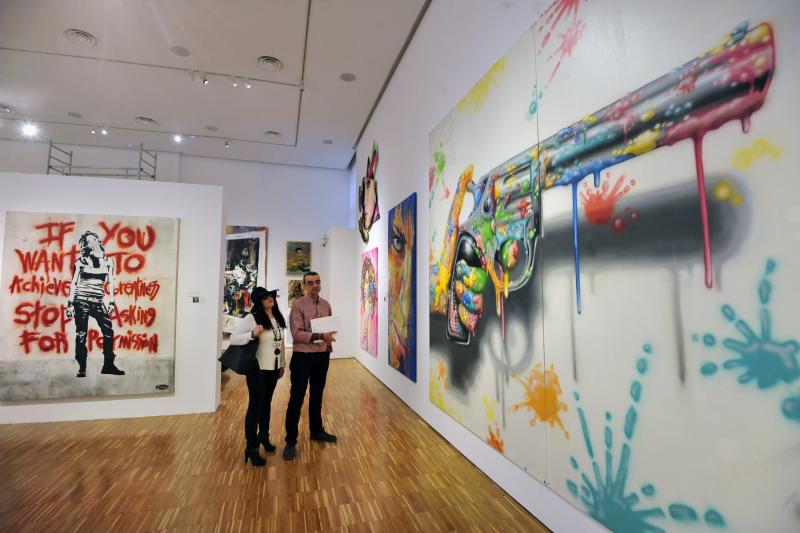 El arte del grafiti se expone en Murcia