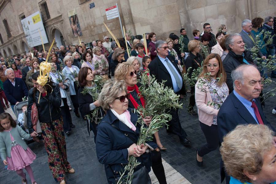 Domingo de Ramos en Murcia: Bendición de las palmas