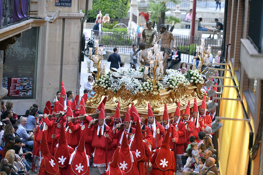 Miércoles Santo en Murcia: La procesión de los &#039;coloraos&#039;