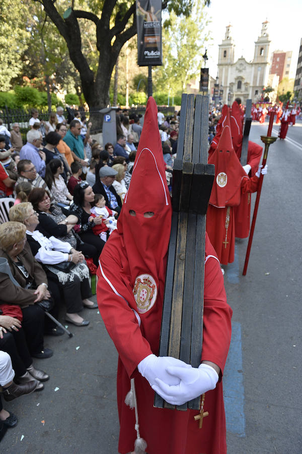 Miércoles Santo en Murcia: La procesión de los &#039;coloraos&#039;