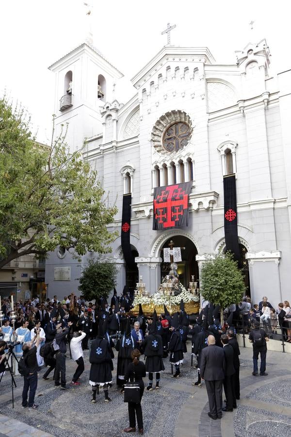 Servitas procesiona en la tarde del Viernes Santo murciano