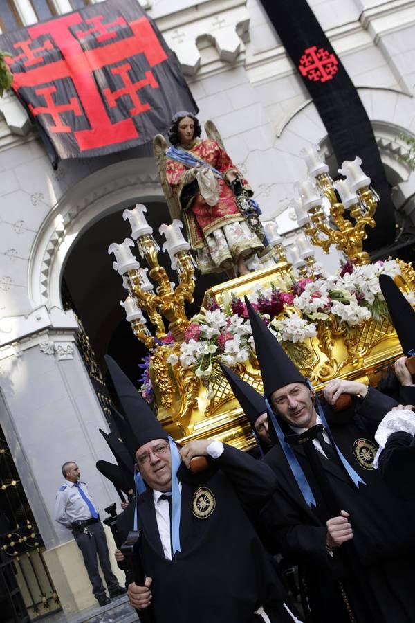 Servitas procesiona en la tarde del Viernes Santo murciano