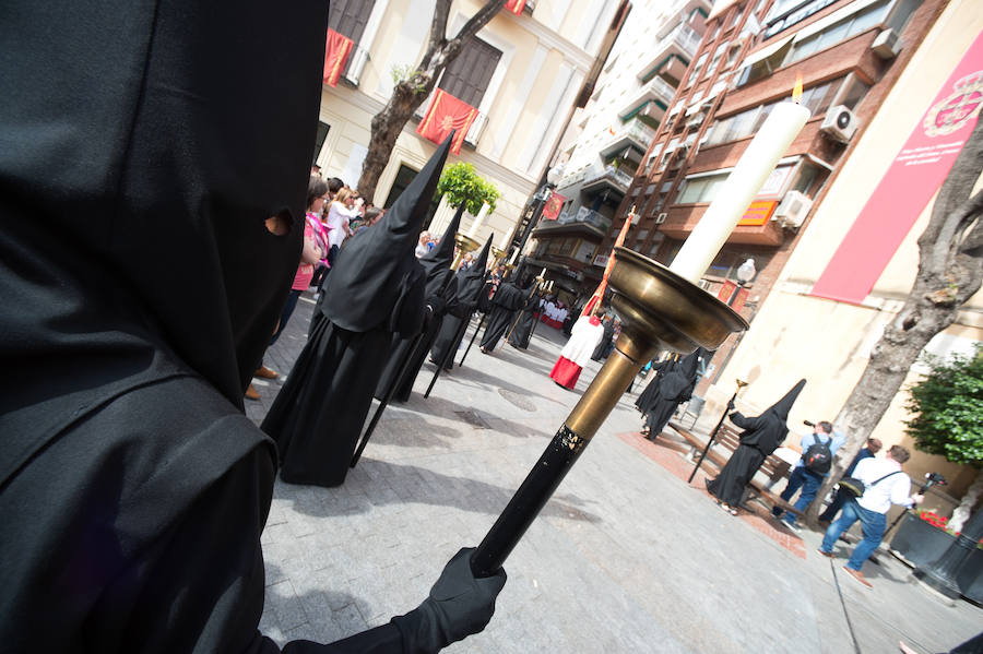 Nuestra Señora del Rosario emociona en las calles de Murcia