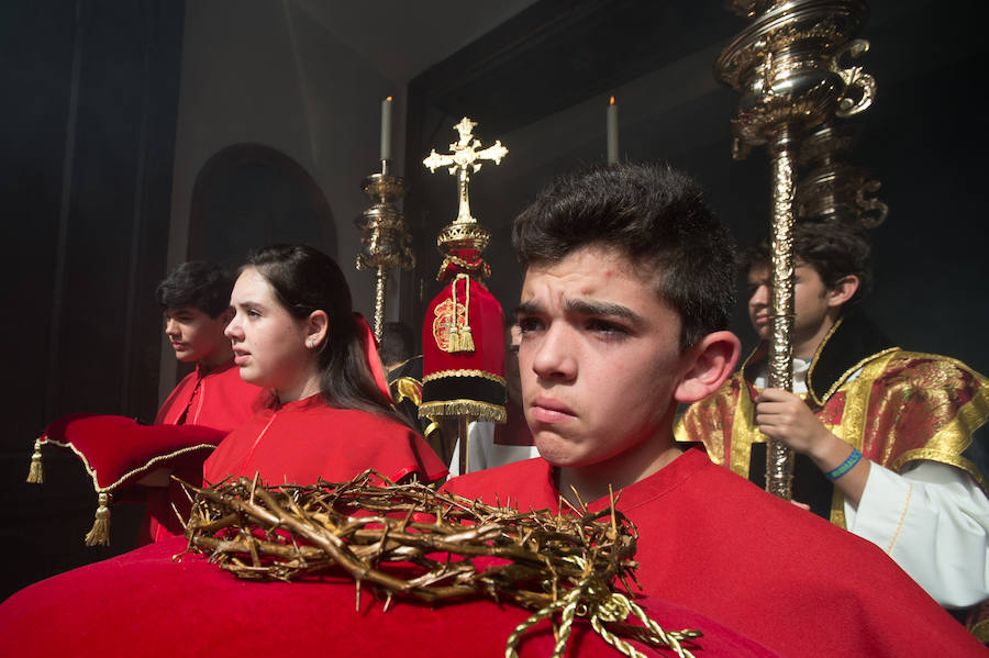 Nuestra Señora del Rosario emociona en las calles de Murcia