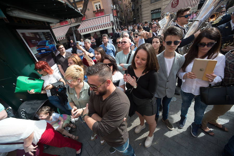 Nuestra Señora del Rosario emociona en las calles de Murcia