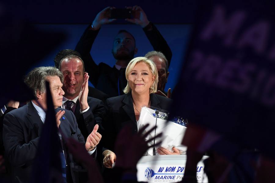 Macron y Le Pen, triunfadores en las elecciones presidenciales de Francia