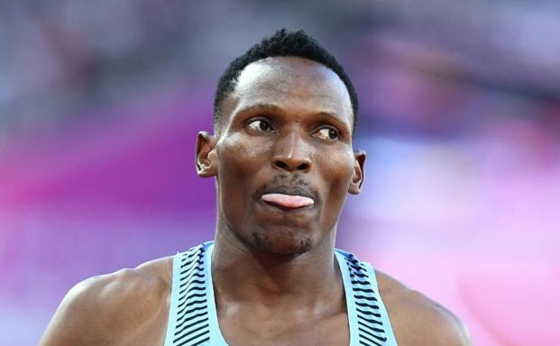 Isaac Makwala, uno de los atletas afectados. 