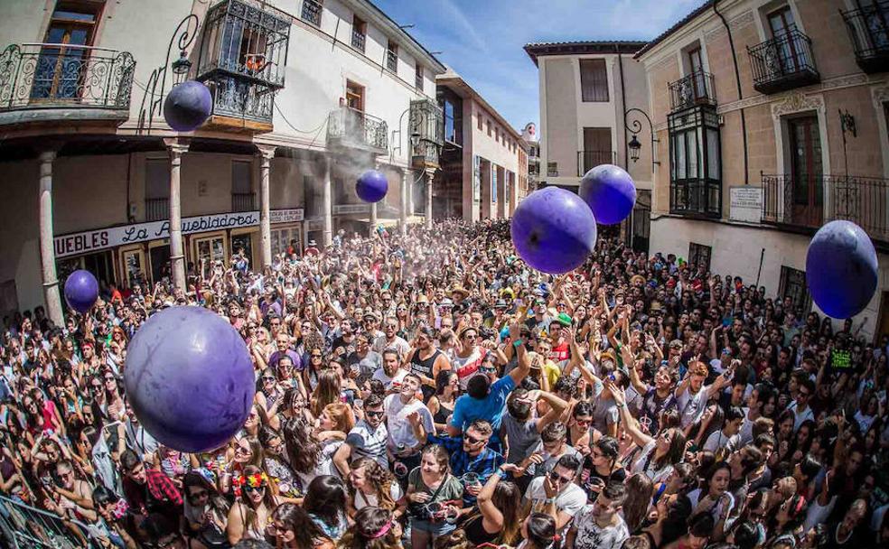 La Plaza del Trigo de Aranda de Duero (Burgos) durante el festival.