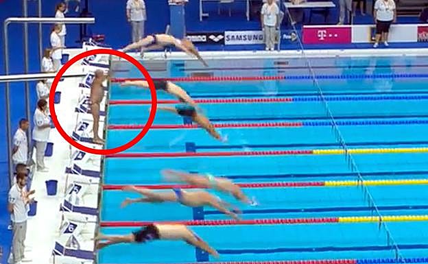 El nadador que homenajeó a las víctimas de Barcelona en plena competición