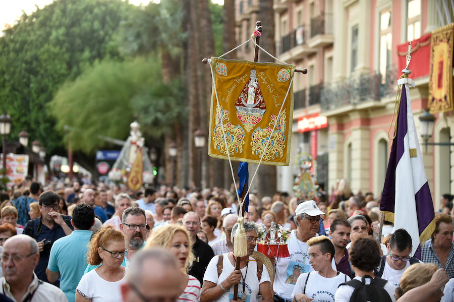 La imagen luce el pectoral de la Cruz de Caravaca en alusión al Año Jubilar