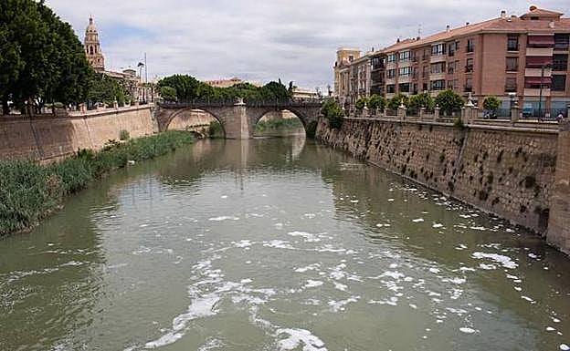 El Segura, a su paso por Murcia. 