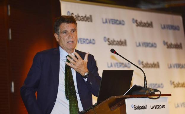 Jaime Guardiola, consejero delegado del Banco Sabadell, en el Foro 'La Verdad'-Sabadell.