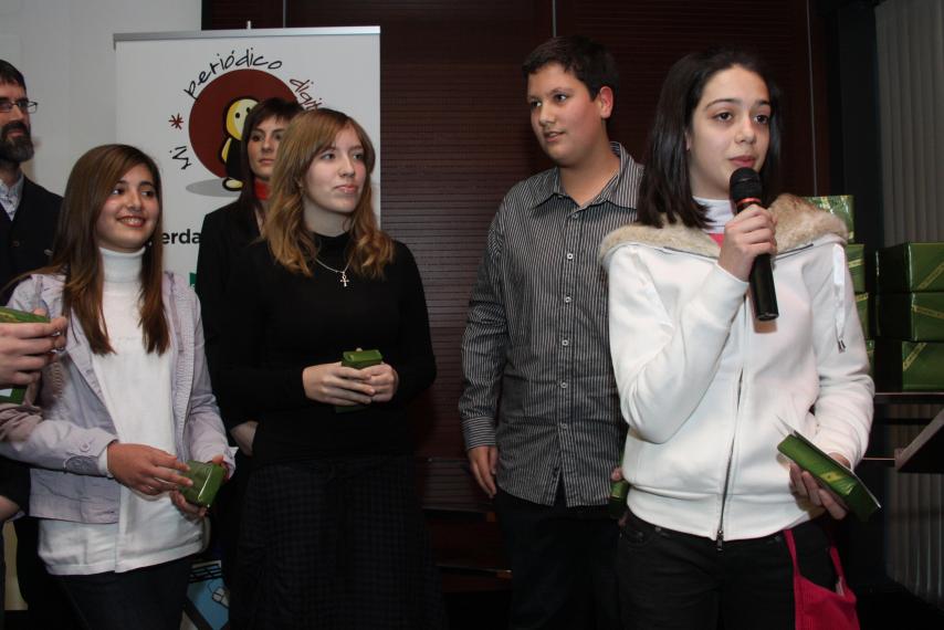El concurso 'Mi Periódico Digital', organizado por la Consejería de Educación y laverdad.es, entrega sus premios en un acto de entrega con más de cien asistentes