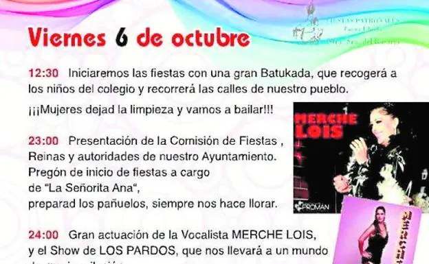 Reproducción del programa de fiestas de Fuente Librilla, donde se invita a dejar la limpieza para bailar. 