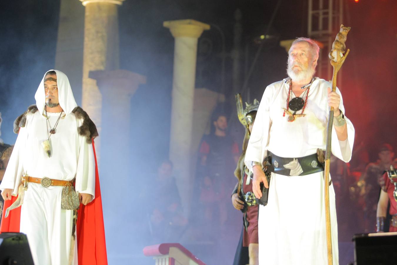 El auditorio del Muelle de Cartagena se llena para ver el desembarco de los mercenarios y su unión a las huestes púnicas 