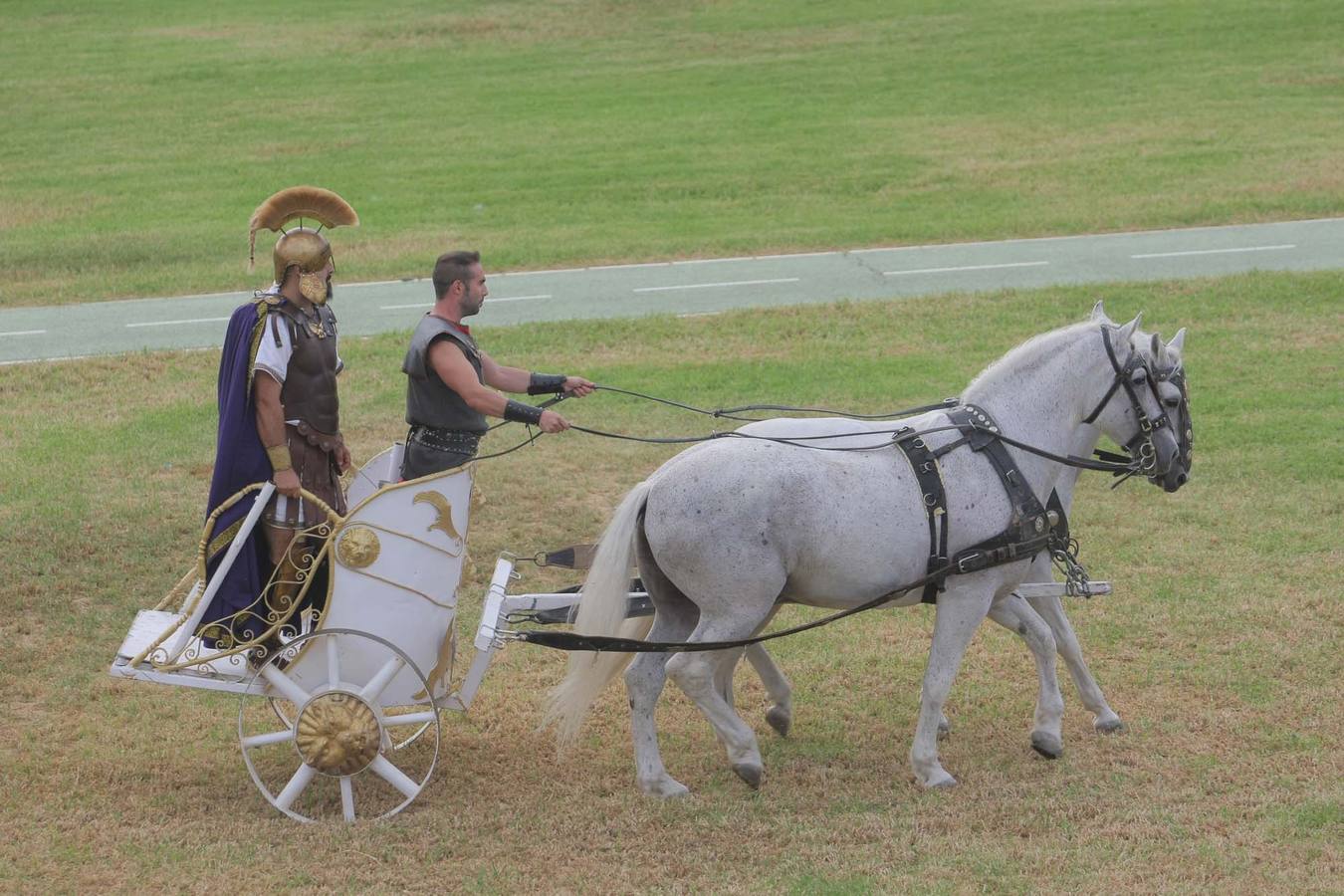 Las escenas de acción entretienen a casi 5.000 espectadores durante la Gran Batalla por la toma de Qart Hadast de las Fiestas de Carthagineses y Romanos