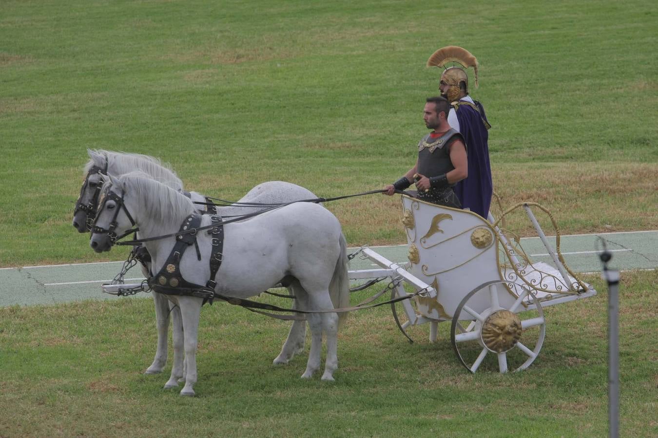 Las escenas de acción entretienen a casi 5.000 espectadores durante la Gran Batalla por la toma de Qart Hadast de las Fiestas de Carthagineses y Romanos