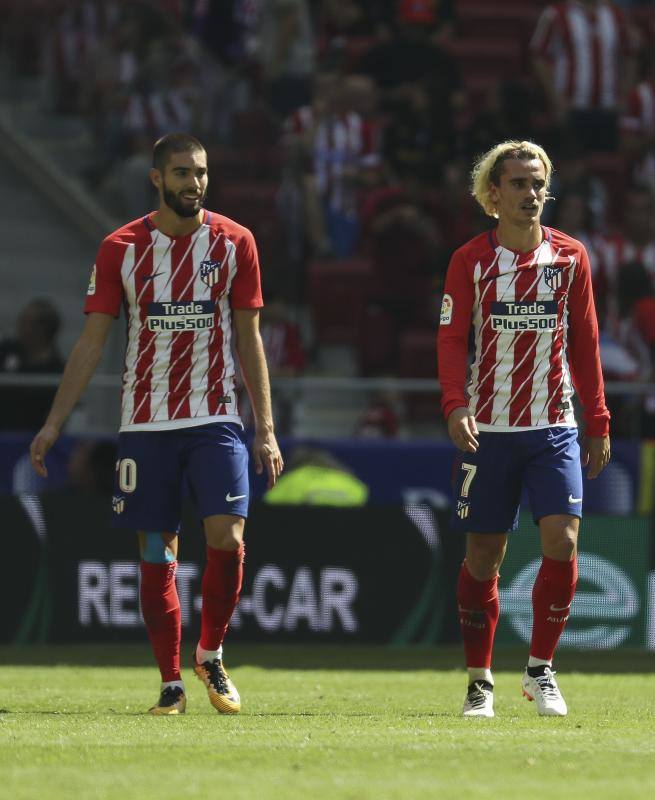 Las mejores imágienes del triunfo del Atlético ante el Sevilla (2-0) en el Wanda Metropolitano