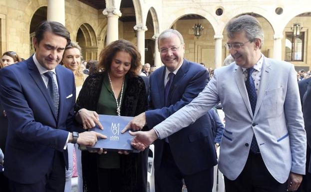 Presentación de la candidatura leonesa a la capitalidad gastronómica española.
