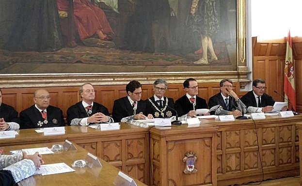 Acto de apertura del curso año judicial en Caravaca. 