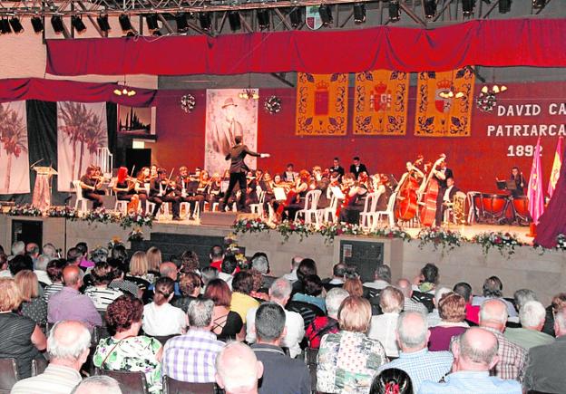 La Orquesta del Orfeón Fernández Caballero, en el Auditorio.