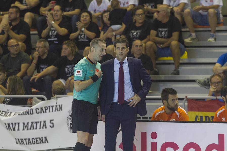 El Plásticos Romero de Cartagena tira de épica para remontar un 0-3 en el descanso y evita la victoria de ElPozo en un apasionante derbi