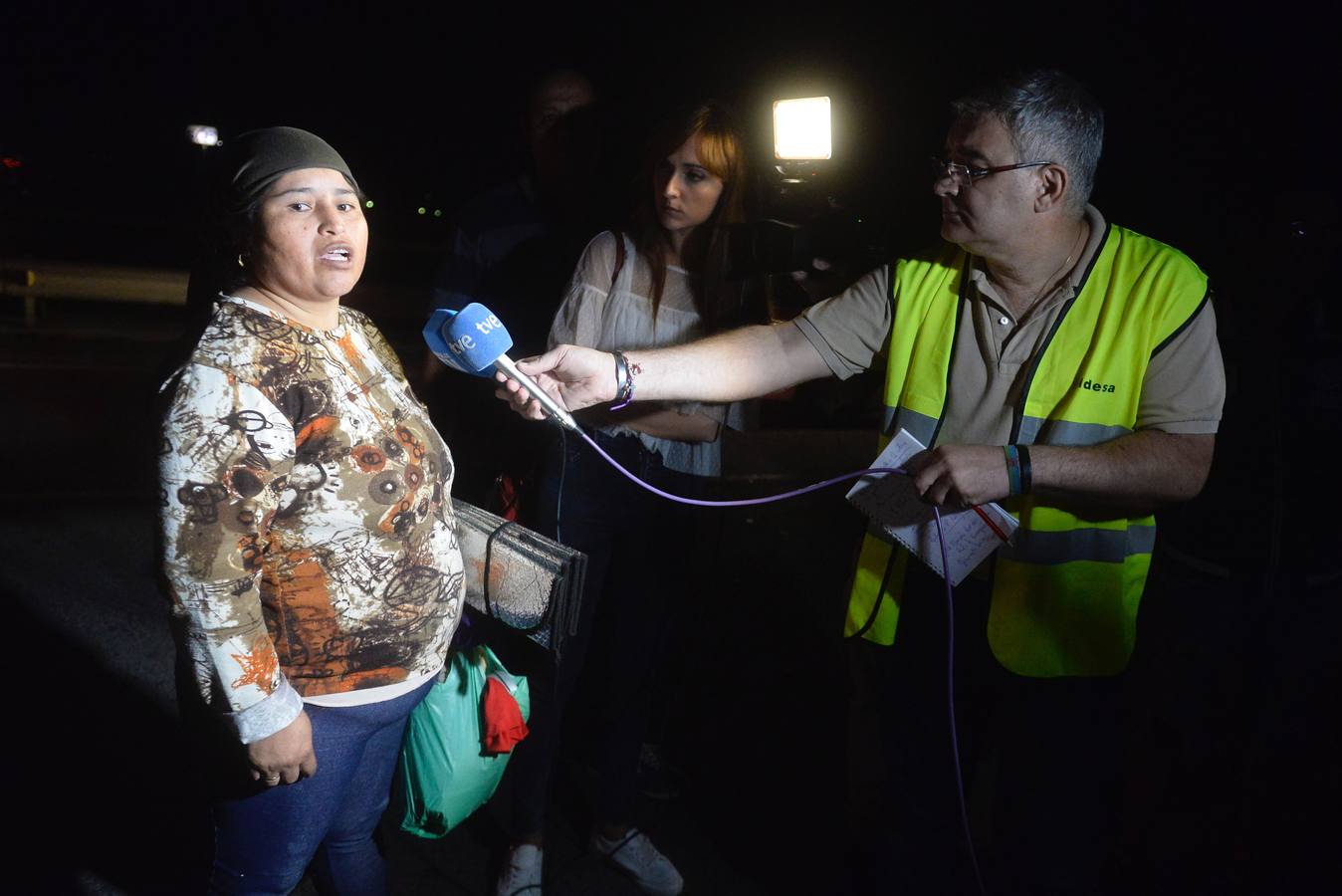 Más de una decena de vehículos se vieron implicados en el suceso que ocurrió en la autovía A-7 en dirección Murcia