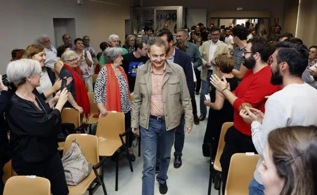 Zapatero, hoy en Valladolid.