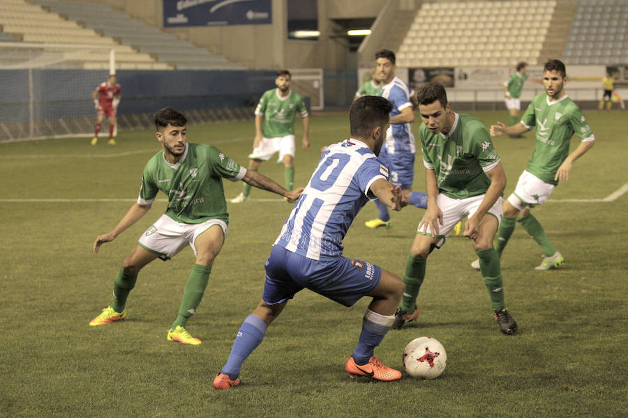 La participación de Cañadas y Carrasco fue la mejor noticia de un partido que significó el cuarto empate del conjunto lorquino esta temporada