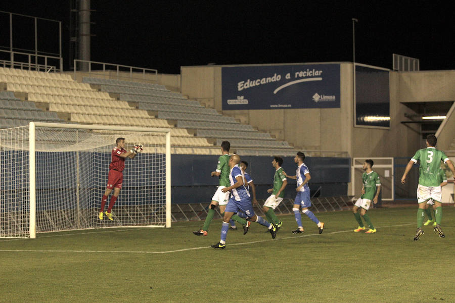 La participación de Cañadas y Carrasco fue la mejor noticia de un partido que significó el cuarto empate del conjunto lorquino esta temporada