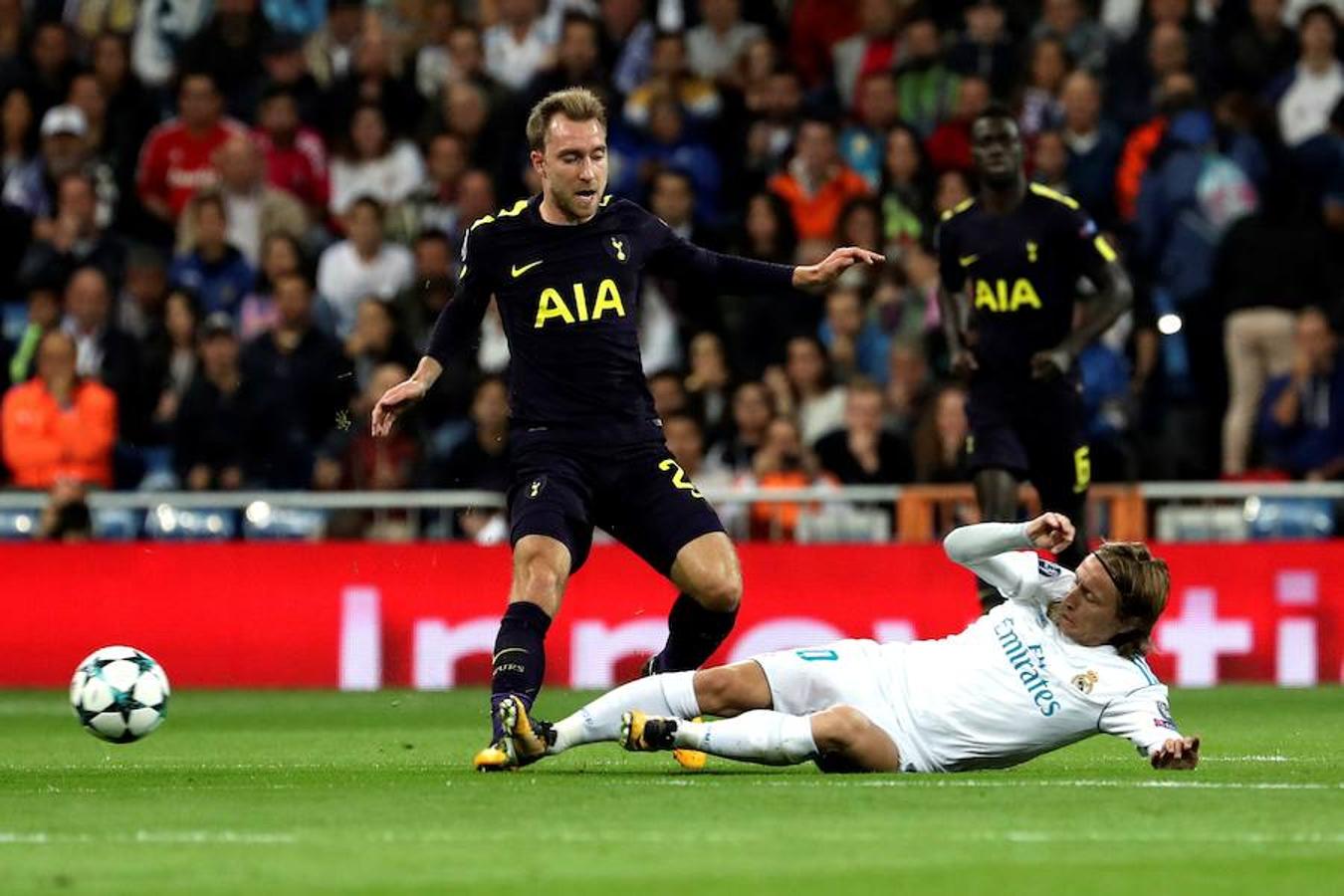 El Real Madrid se midió al Tottenham, que nunca había marcado un gol en sus duelos anteriores pero esta vez sí fue capaz de anotar en la meta madridista.